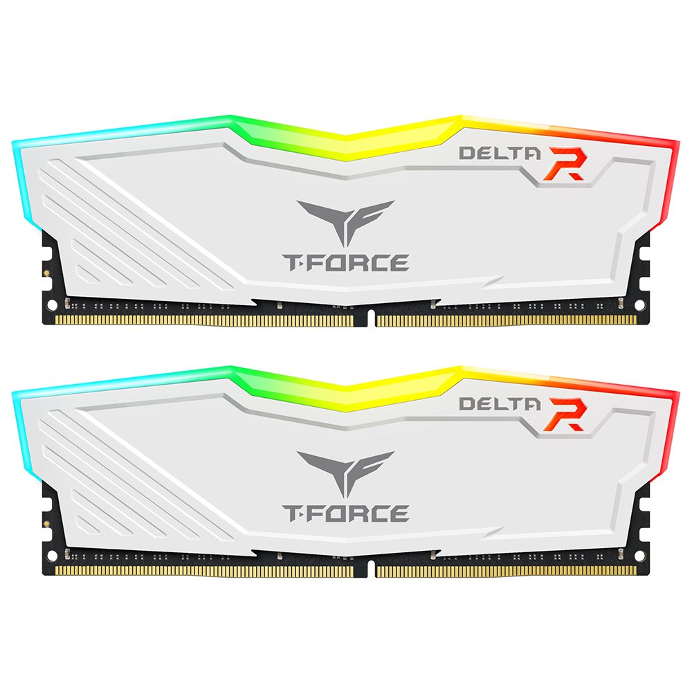T-FORCE DELTA [8GBx2] 3600MHz DDR4 WHITE RAM Image