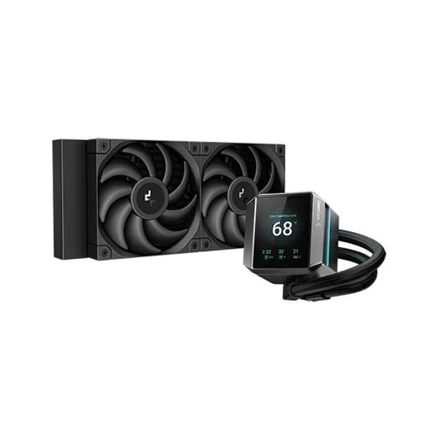 DEEPCOOL LIQUID COOLER MYSTIQUE 240 LCD BLACK Image