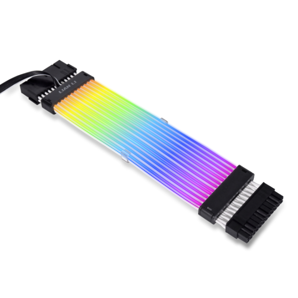 Lian-Li Strimer Plus 24 V2 Add-RGB Cable, Unlock Your Imagination, Compatible With L-Connect 3, 18 AWG Gauge, 120 Number of LEDs, Silicon / TPE Material, 200mm Length Image