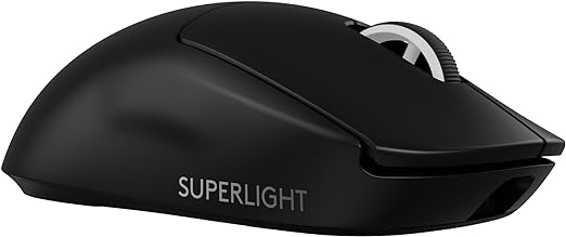 Logitech G PRO X Superlight 2 Lightspeed Wireless Gaming Mouse, Lightforce Hybrid Switches, HERO 2 Sensor with 32,000 DPI, 5 Prog Buttons, Up to 95H Battery Life, USB-C, PC, Mac Image