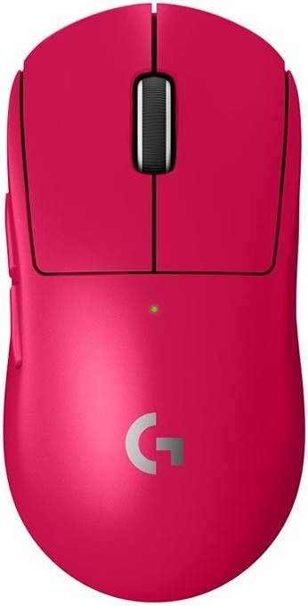 Logitech G PRO X Superlight 2 Lightspeed Wireless Gaming Mouse, Lightforce Hybrid Switches, HERO 2 Sensor with 32,000 DPI, 5 Prog Buttons, Up to 95H Battery Life, USB-C, PC & Mac, Pink Image