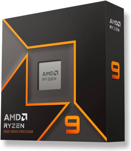 AMD Ryzen 9 9900X AM5 CPU Processor, 12 Cores & 24 Threads, 5.6 GHz Max Boost Clock, 12MB L2 & 64MB L3 Cache, AMD Radeon Graphics, PCIe 5.0 x16 Image