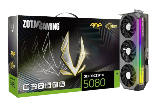 ZOTAC GAMING GeForce RTX 5080 AMP Extreme INFINITY Graphics card Image