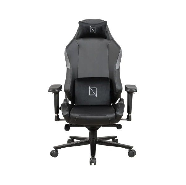 Navodesk APEX CORE Ergonomic Gaming Chair with Lumbar and Memory Foam Headrest Pillow Computer Gaming Chair with Armrest Cloud Leather GREY Image