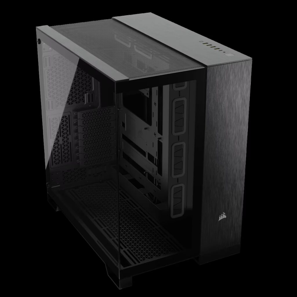 CORSAIR CASE 6500X TEMPERED GLASS BLACK/OBSIDIAN ALUMINUM Image