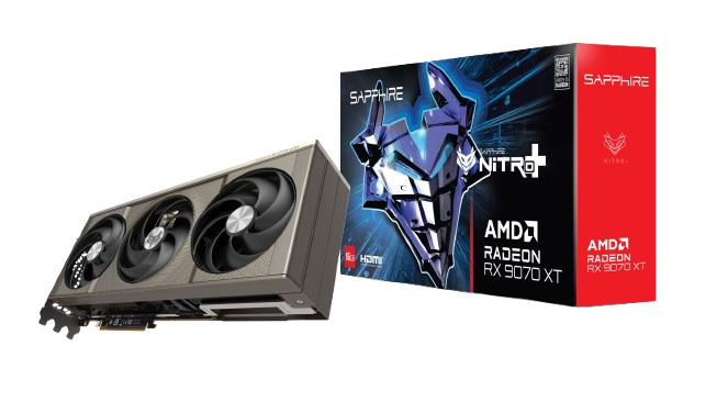 SAPPHIRE NITRO+ RX 9070 XT 16GB OC GRAPHICS CARD Image