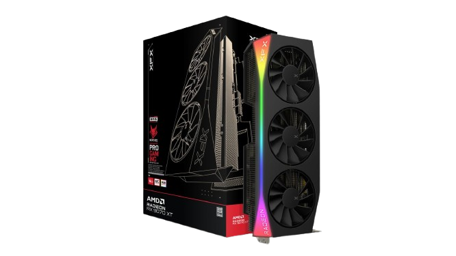 XFX Mercury RX 9070XT OC Gaming Edition Graphics Card Image