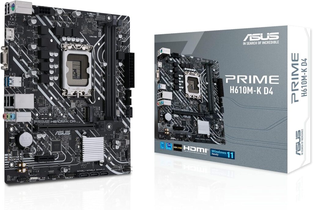 ASUS PRIME H610M-K D4 MOTHERBOARD Image