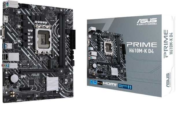 ASUS PRIME H610M-K D4 MOTHERBOARD Image