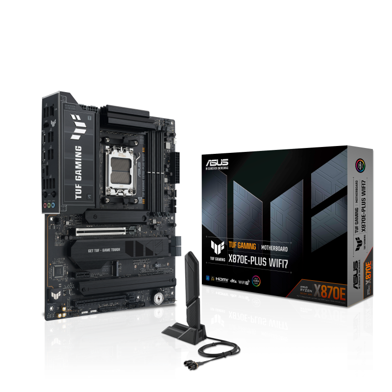 ASUS TUF GAMING X870E PLUS WIFI7 Motherboard Image
