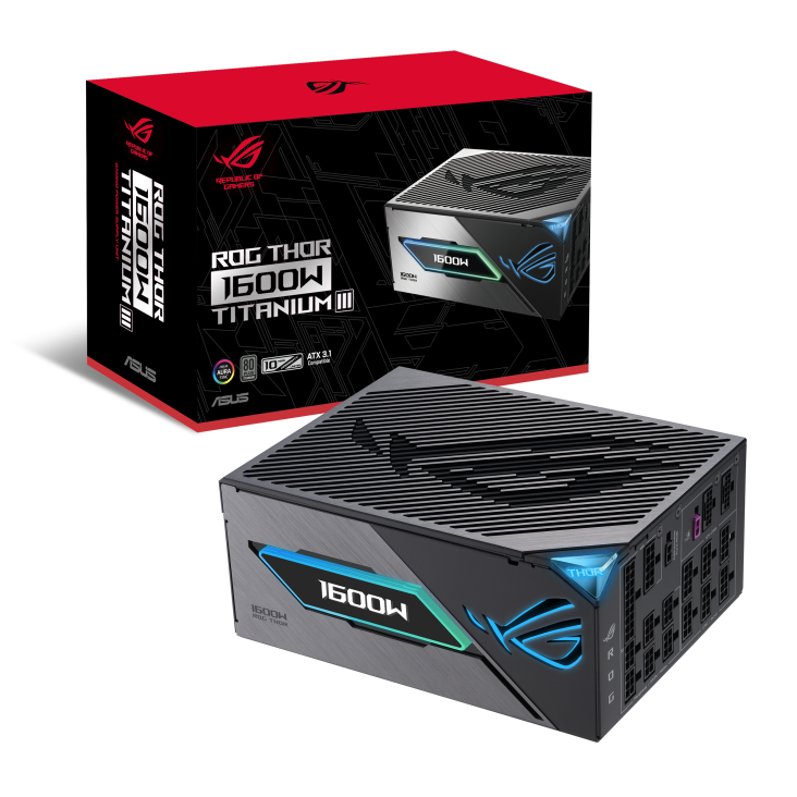 ASUS ROG THOR 1600W Titanium III POWER SUPPLY Image