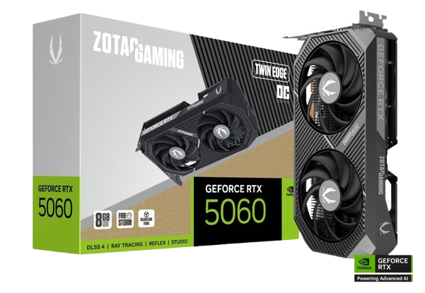 ZOTAC RTX 5060 Twin Edge OC Graphics Card Image