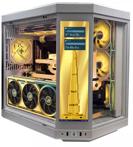 Gaming PC Dhahab Edition – RYZEN 7 9800X3D – RTX 5090 32GB DHAHAB EDITION Image