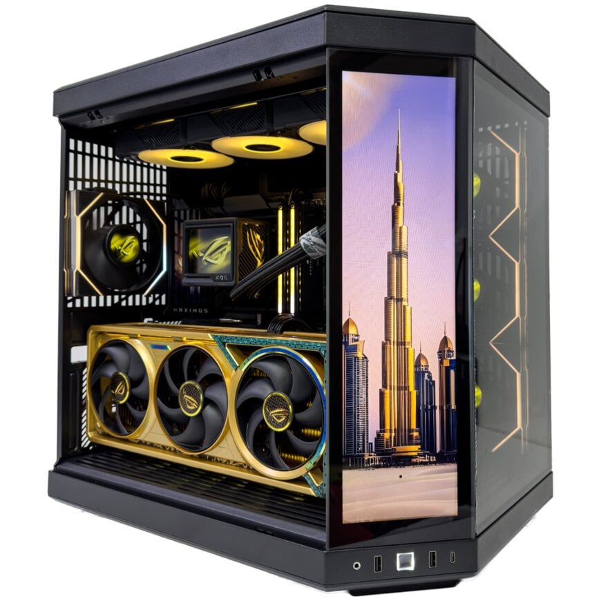 Gaming PC Dhahab Edition – INTEL i9 14900K – RTX 5090 O32G DHAHAB EDITION Image