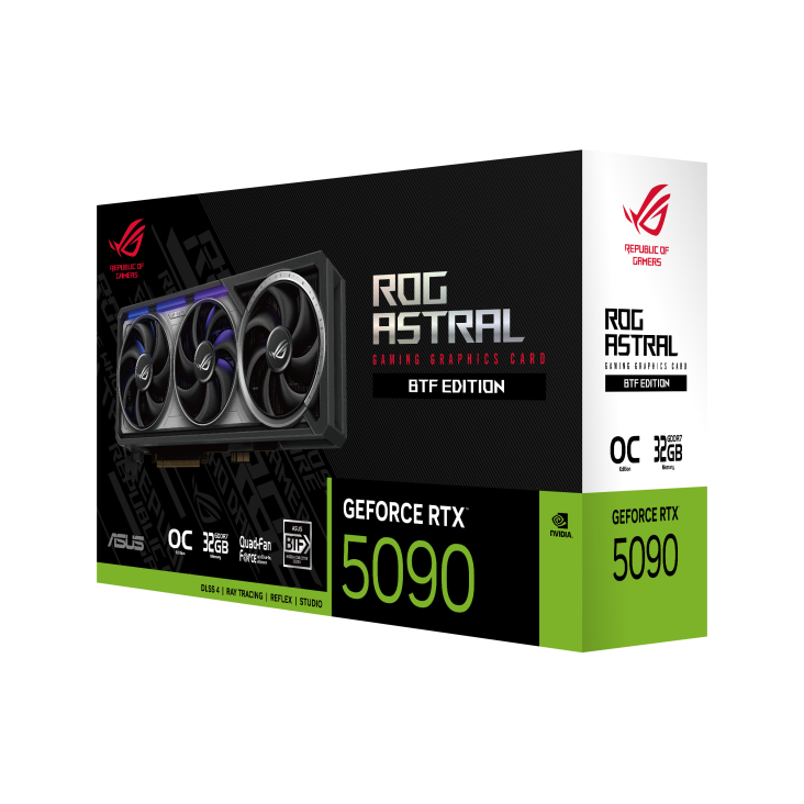 ASUS ROG Astral GeForce RTX™ 5090 32GB GDDR7 BTF OC Edition Graphics Card Image