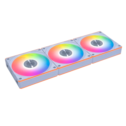 Lian Li UNI FAN CL WIRELESS 120 WHITE TRI PACK WITH CONTROLLER Image