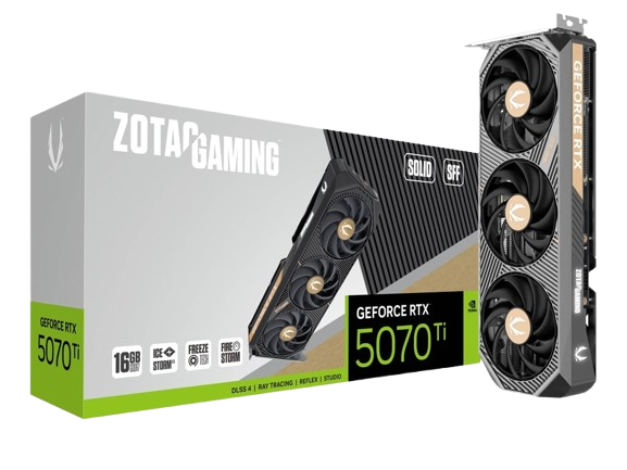 ZOTAC RTX 5070 TI SOLID SFF GRAPHICS CARD Image