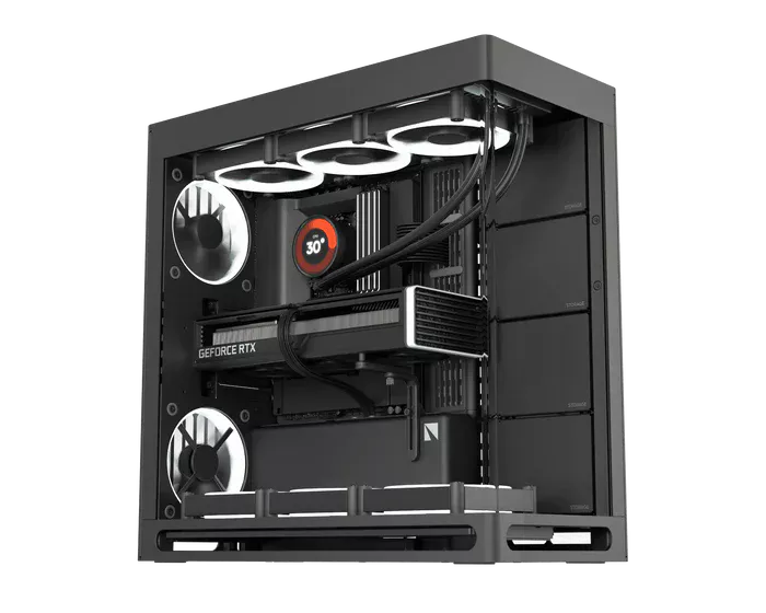 HAVN HS 420 Mid Tower Black Case Case Image