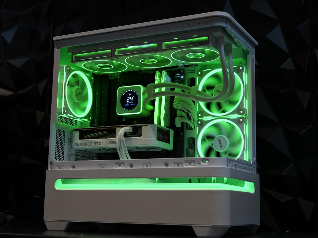 GAMING PC – INTEL CORE i5 – 14400F – ASUS DUAL RTX 5060 OC 8GB WHITE Image