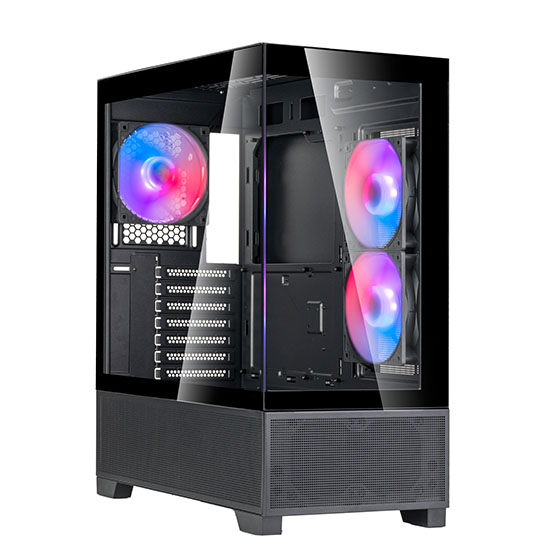 SILVERSTONE LUCID 05 ARGB BLACK CASE Image
