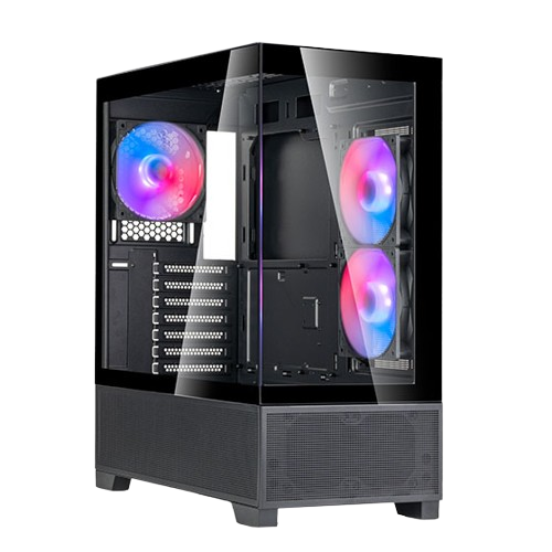 SILVERSTONE LUCID 05 ARGB BLACK CASE Image