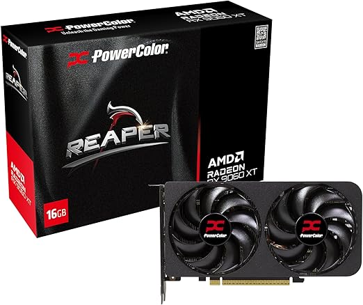 PowerColor Reaper AMD Radeon RX 9060 XT 16GB GDDR6 Graphics Card Image