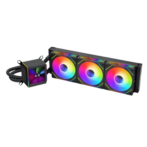 LIAN LI GALAHAD II LCD 360 SL INF BLACK LIQUID COOLER Image