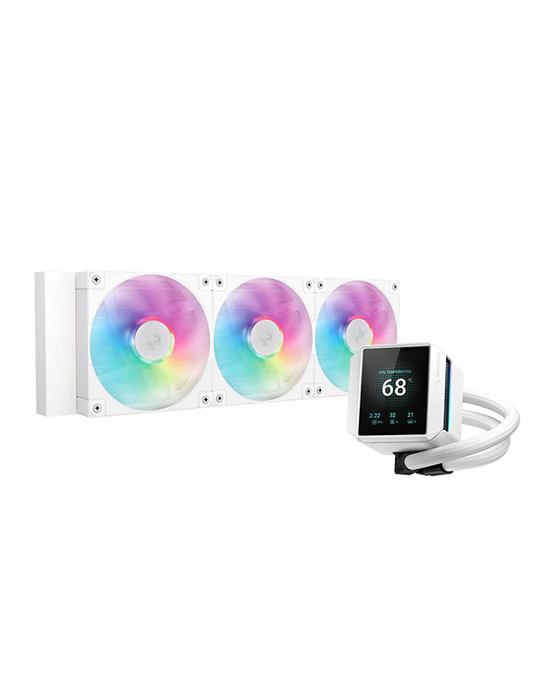 DEEPCOOL MYSTIQUE 360 ARGB WHITE LIQUID COOLER Image