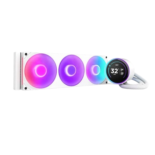 NZXT KRAKEN ELITE 360MM RGB WHITE LIQUID COOLER Image