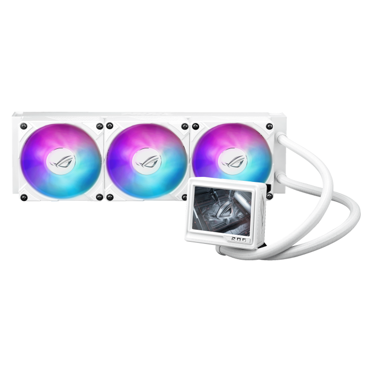 ASUS ROG RYUJIN III EXTREME 360 ARGB WHITE LIQUID COOLER Image