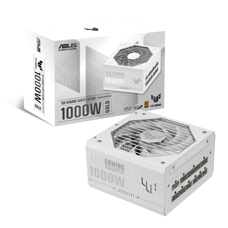 ASUS TUF 1000G WHITE POWER SUPPLY Image