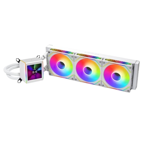 LIAN LI GALAHAD II LCD 360 SL INF WHITE LIQUID COOLER Image