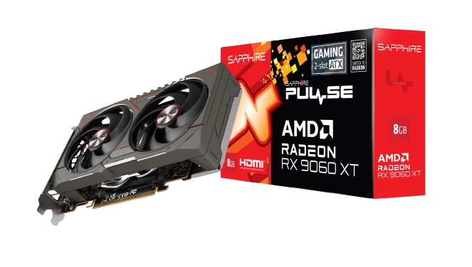 SAPPHIRE PULSE RX 9060 XT 8GB Graphics Card Image