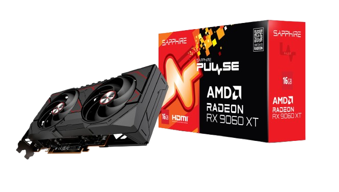 SAPPHIRE PULSE RX 9060 XT 16GB OC Graphics Card Image