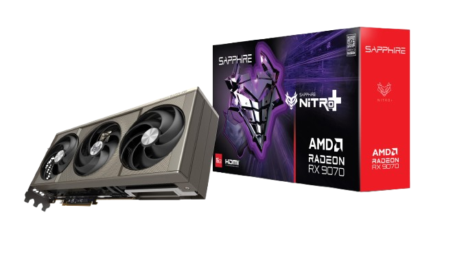 SAPPHIRE NITRO+ RX 9070 16GB OC Graphics Card Image