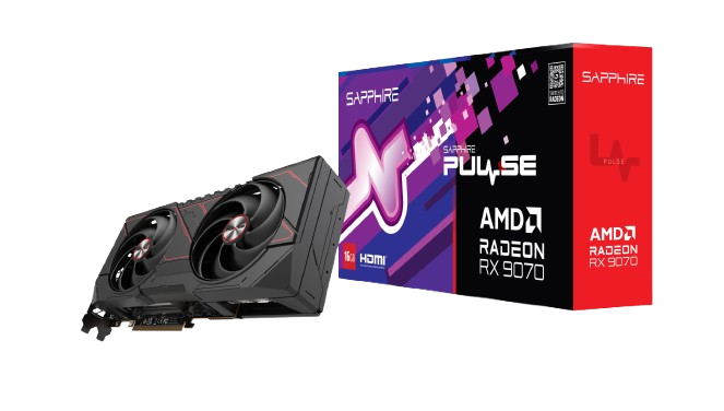 SAPPHIRE PULSE RX 9070 16GB Graphics Card Image
