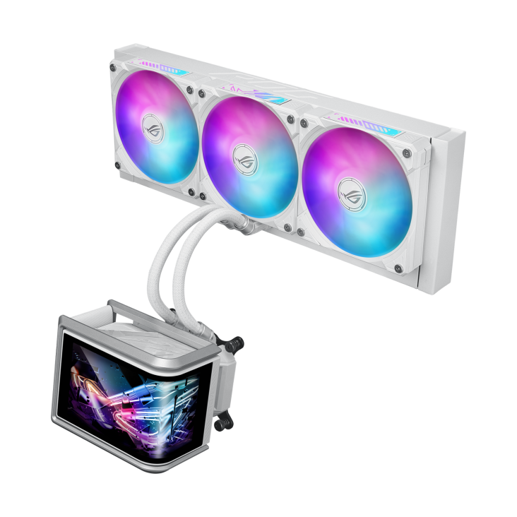 ASUS ROG RYUO IV SLC 360 ARGB WHITE LIQUID COOLER Image