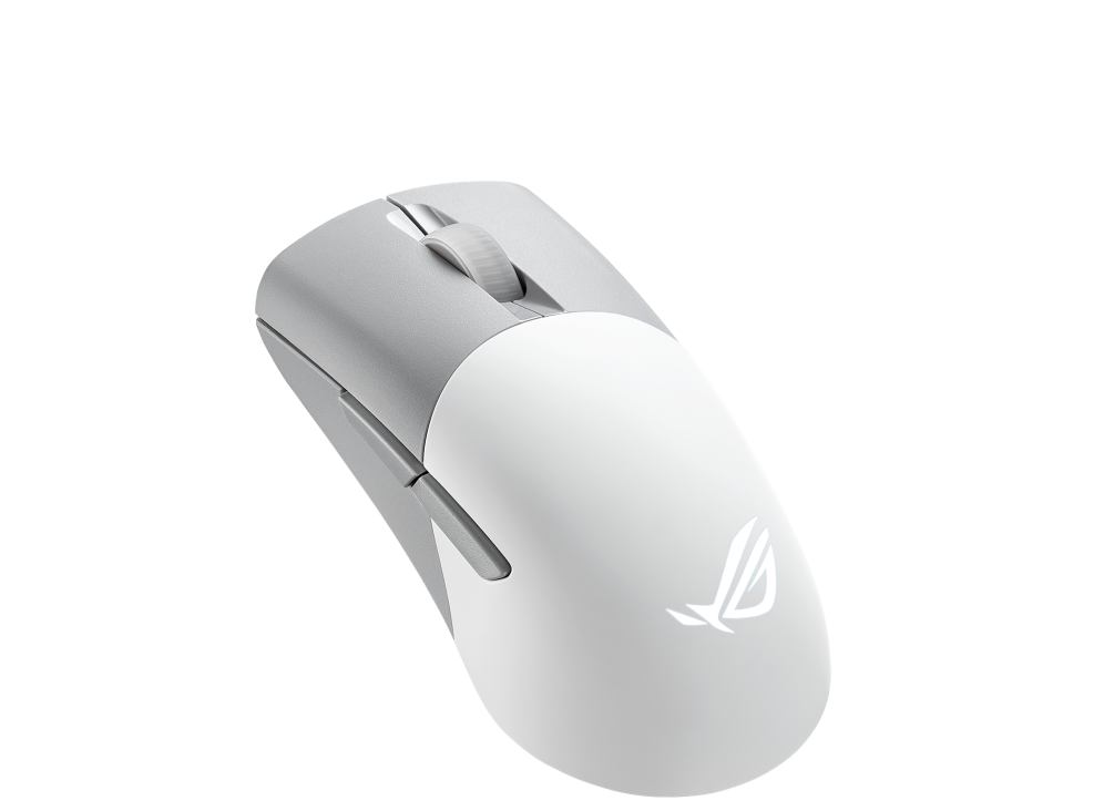 ROG Keris Wireless AimPoint White Gaming Mouse Image