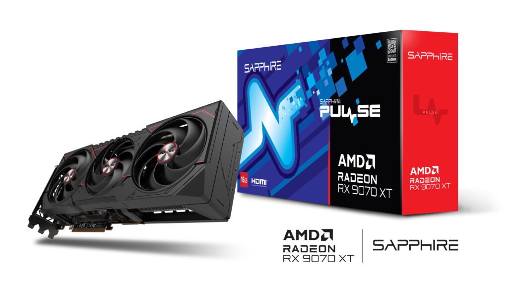 SAPPHIRE PULSE RX 9070 XT 16GB Graphics Card Image