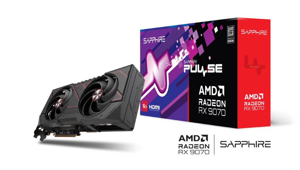 SAPPHIRE PULSE RX 9070 16GB Graphics Card Image