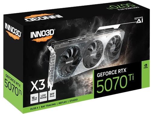 INNO3D RTX 5070 TI X3 16GB GRAPHICS CARD Image