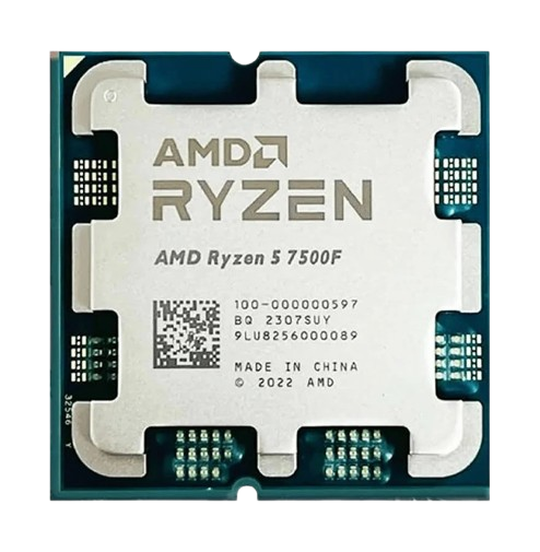 AMD Ryzen 5-7500F Desktop Processor Tray Image