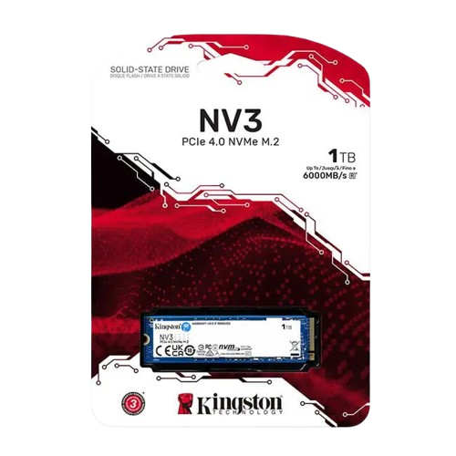 Kingston 1TB NV3 NVMe M.2 PCIe 4.0 SSD | SNV3S/1000G Image