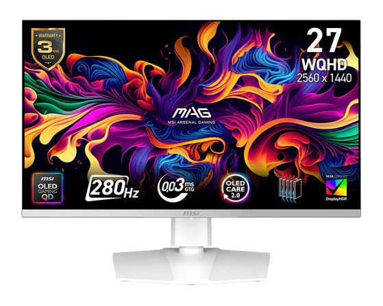 MSI MAG 272QPW QD-OLED X28 GAMING MONITOR Image