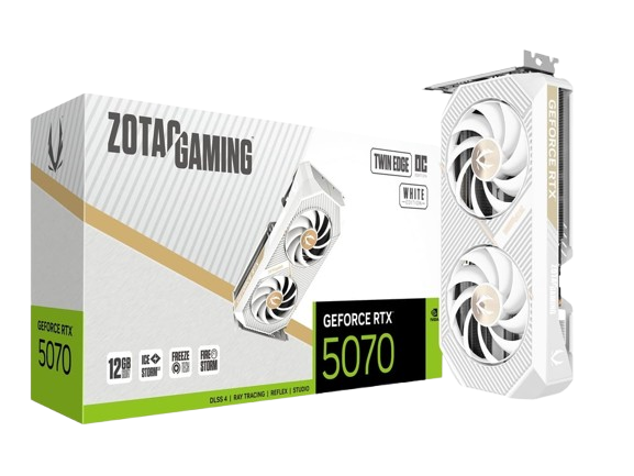 ZOTAC RTX 5070 TWIN EDGE 12GB OC GRAPHICS CARD Image